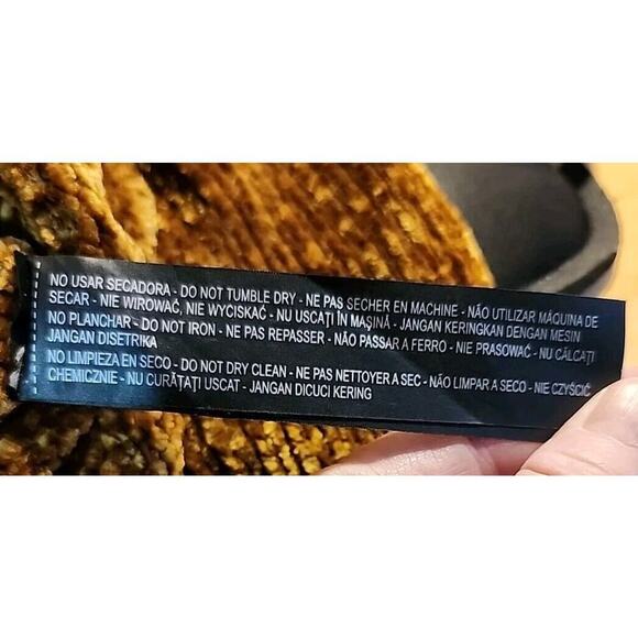 ZARA Dark Golden Brown Knit Sweater Cropped Women Size Small Long Sleeve SOFT - Picture 6 of 6